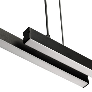 Lustra suspendata LED, Otel, Negru, MIAMI 246124 universul-luminii.ro