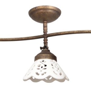 Lustra tavan cu 3 abajure din ceramica directionabile Vintage Soul - Img 3
