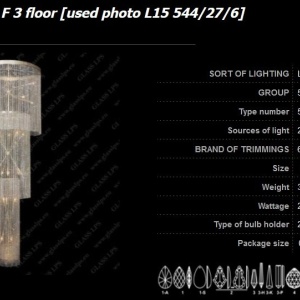 Lustra XL Cristal Bohemia, F 3 floor - Img 3