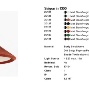 Lustra XXL suspendata design decorativ SAIGON IN 130cm Terracotta 214824 universul-luminii.ro