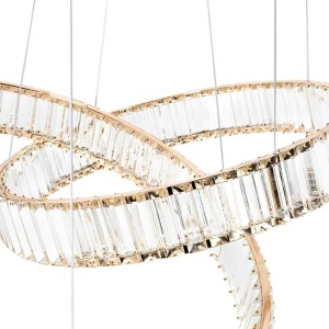 Lustra XXL suspendata LED design ambiental Ring LINE 8 auriu 222224 universul-luminii.ro