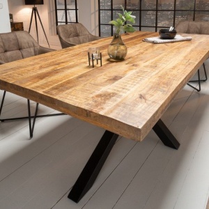 Masa design industrial Galaxie 160cm Mango - Img 3