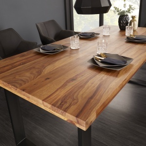 Masa design industrial Iron Craft 160cm Sheesham A-39868 VC - Img 6