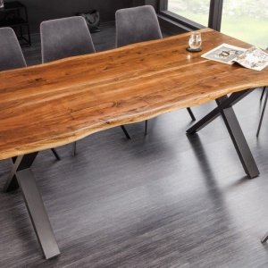 Masa design industrial vintage Mammut X 180cm, salcam - Img 4