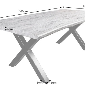 Masa design industrial WILD 160cm, gri A-45085 VC - Img 4