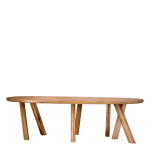 Masa design LUX din lemn de stejar Bayshore - Img 3