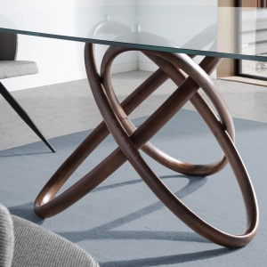 Masa dining design deosebit Walnut Wood, 140cm AC-DT16069-140 - Img 7