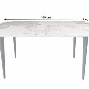 Masa dining design modern Milano 160x85cm - Img 3