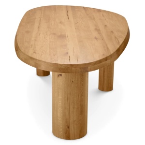 Masa dining din lemn design LUX Prelude, Reclaimed oak - Img 5