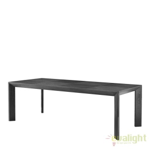 Masa dining din lemn, design LUX Tremont, 225x100cm 111633 HZ - Img 3