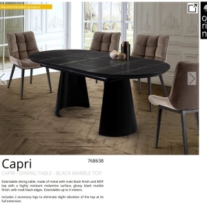 Masa dining extensibila design lux Capri - Img 8