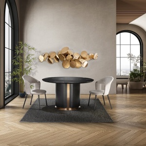 Masa dining rotunda design LUX Zolo D135