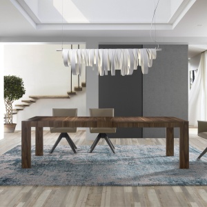 Masa extensibila Walnut, 160-210-260x100cm AC-GOB-N5303 - Img 6