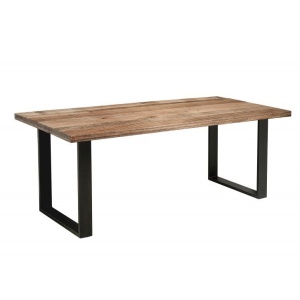 Masa industrial style Iron Craft mango natur, 200cm