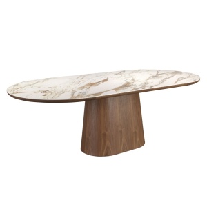 Masa marmura portelanata Walnut 240x120cm