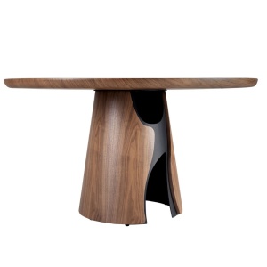 Masa rotunda design LUX Walnut 140cm - Img 2