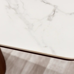 Masa sufragerie, Ceramica Alba, Furnir Nuc, UNIQUE 200cm A-45139 VC - Img 5