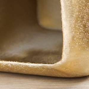 Masuta auxiliara design unicat Unit 45cm gold - Img 5