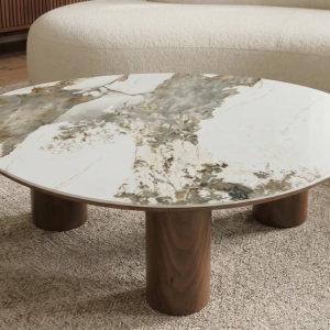 Masuta de cafea cu blat ceramic, ORGANIKO 110cm - Img 2