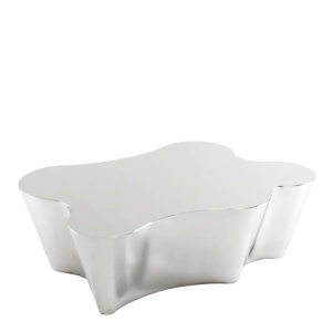 Masuta de cafea design elegant din otel inoxidabil lustruit Sceptre 109550 HZ