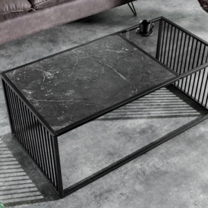 Masuta de cafea design industrial Architecture 100cm - Img 2