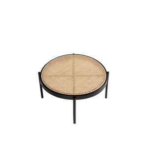 Masuta de cafea rotunda design modern Rattan - Img 4