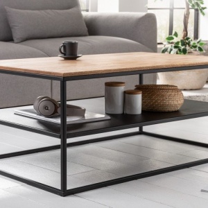 Masuta design industrial vintage Apartment 95cm, stejar - Img 3