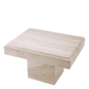 Masuta design LUX din travertin Sartoria 50x65cm - Img 2