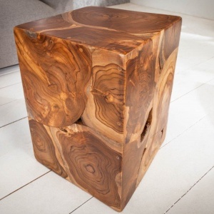 Masuta design unicat Square 30cm Teak - Img 3