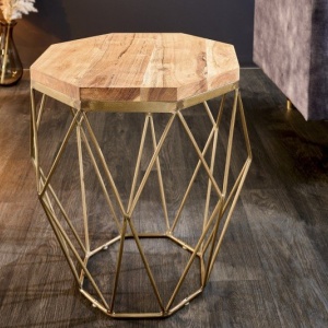 Masuta laterala design minimalist Diamond 50cm Salcam - Img 2