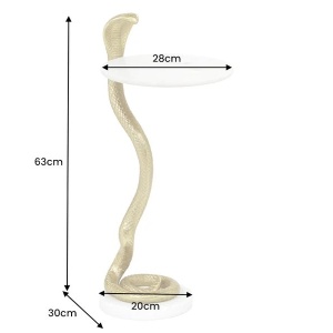 Masuta laterala design unic WILDLIFE COBRA 60cm - Img 8