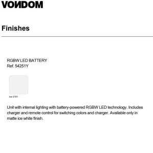 Mini Brad Decorativ NANO FOREST ILUMINAT LED RGBW Vondom 45414 universul-luminii.ro