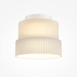Mini Plafoniera LED cu sticla canelata Scala alb - Img 6