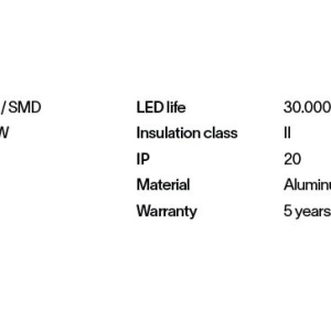 Mini Spot LED incastrabil, ajustabil Quark fi 12w 3000k, Alb - Img 2