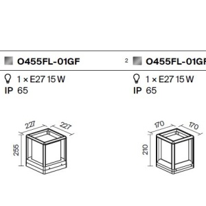 Mini Stalp iluminat exterior IP65 Trim H-25,5cm 226924 universul-luminii.ro