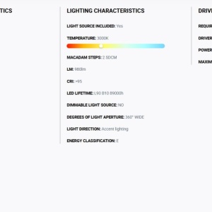 Mini Stalp LED iluminat exterior simetric 360º wide IP65 RUSH 25cm 3000K 216974 universul-luminii.ro