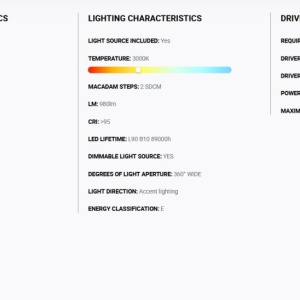 Mini Stalp LED iluminat exterior simetric 360º wide IP65 RUSH 25cm 3000K DALI 217964 universul-luminii.ro
