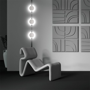 Modul LED disc decorativ, accesoriu pentru sina magnetica Exility, Relax Smart alb 238824 universul-luminii.ro