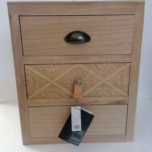 Noptiera din lemn design vintage Lisette SX-151161
