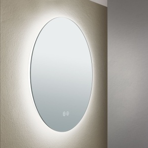 Oglinda baie cu iluminat LED dimabil IP44 FOCUS D-45cm 157124 universul-luminii.ro