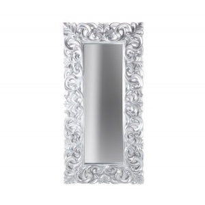Oglinda de perete decorativa Venice argintiu antic, 180cm