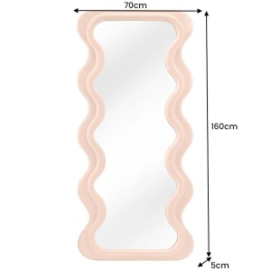 Oglinda de perete design modern CURVY 160cm, caisa - Img 6