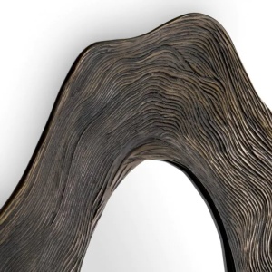 Oglinda decorativa design LUX Pavona bronz - Img 4