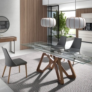 Oglinda decorativa design LUX Round black steel, 80cm - Img 3