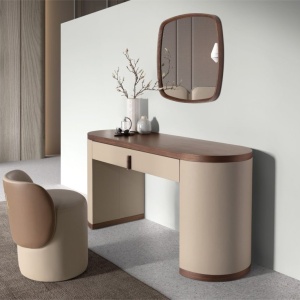Oglinda decorativa design LUX Walnut Square 65x65cm - Img 5