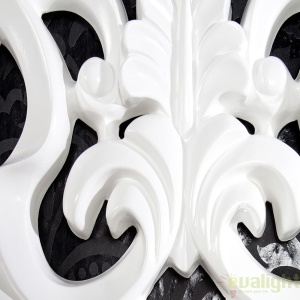 Oglinda decorativa eleganta design clasic Venice alba A-15628 VC - Img 4