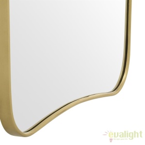 Oglinda design Lux cu rama din alama, Vivienne 59x76,5cm 111587 HZ - Img 4
