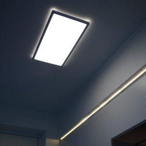 Panou LED CCT si RGB ultra-subtire protectie IP54 Harlow Smart Colour light 220984 universul-luminii.ro