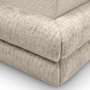 Pat dublu tapitat design elegant LUX Francisco, Creststone bej - Img 6
