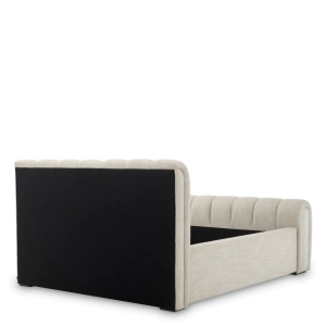 Pat dublu tapitat design elegant LUX Kayden, Albury bej - Img 5